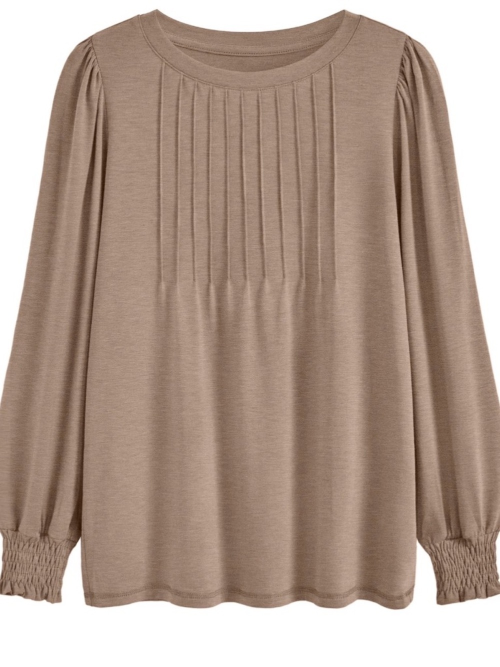 SUNBS Women's Long Sleeve Pleated Shirts - Picture 5 of 7